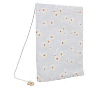HINTRMENT Protector de Libros de Tela Reutilizable para Cuadernos y Libros de Cubierta Rígida, Funda Decorativa Lavanda Adecuada para Estudiantes en Transporte Público
