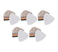 HINTRMENT Púas de Fieltro para Ukelele y Guitarra, 20 Piezas, Material de Lana Ligera Que No Raya los Dedos, Diseño Único para Uso Cómodo y Creativo