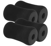 HINTRMENT Repuestos de Almohadillas de Espuma para Rodillos 4 Piezas, Accesorios para Máquinas de Gimnasio Doméstico y Entrenamiento Abdominal Protección para Pies