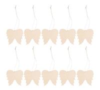 HINTRMENT Rodajas de Madera y Regalos de Cumpleaños Set de 10 en Forma de Alas de Ángel Beige para Manualidades para Proyectos Artísticos