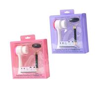 HINTRMENT Rodillo de Jade y Cepillo Facial Manual de Silicona 2 Piezas para Masaje y Limpieza Profunda Que Reduce Edema y Previene Arrugas en Rostro y Espalda Color Color Aleatorio