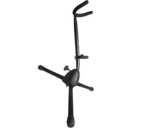 HINTRMENT Soporte para Saxofón Alto de Metal Resistente y Antideslizante Expositor Práctico para Almacenamiento y Exhibición Hogar o Aula Compatible Saxofones Alto y Tenor