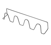 HINTRMENT Soporte Zapatero de Pared sin Taladro para Baño, Doble Capacidad para Dos Pares, Hierro Resistente, Ahorro de Espacio para Organizar Zapatillas y Sandalias en Pasillo o Cuarto