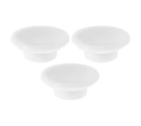 HINTRMENT Tapones de Drenaje para Congelador 3piezas de Goma White Sello de Alta Eficiencia y Prevención de Fugas, Compatibles Arcones Congelador Horizontales
