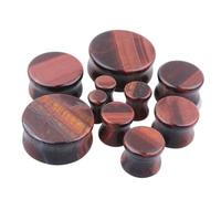 HINTRMENT Tapones Fáciles Color Orejas Perforaciones de Piedra para Café, Cómodos y Combinar Estilo Delicado y Moderno para Fiestas y Banquetes para Mujer