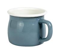 HINTRMENT Taza de Café Esmaltada Retro Multipropósito para Oficina y Hogar, Taza de Leche Práctica y Sencilla de Gran Capacidad