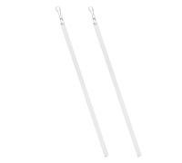 HINTRMENT Varilla para Cortinas de Acrílico de 12 Pulgadas Agarre Cómodo y Durabilidad Excepcional, Paquete de 2 Piezas para Ventanas y Persianas Modernas