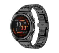 HinZann 26mm QuickFit Correa para Garmin Fenix 9/9 Pro / D2 Mach 2 Pro 51mm | Acero Inoxidable, Metálica Pulsera de Reloj para Garmin D2 Mach 2 51mm/Fenix 8/8 Pro/Quatix 8/Tactix 8 51mm / Enduro 3, Negro