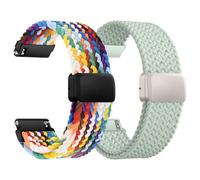 HinZann Correas de Reloj Nylon Trenzada Magnética para 18mm 20mm 22mm