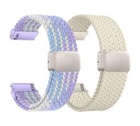 HinZann Correas de Reloj Nylon Trenzada Magnética para 18mm 20mm 22mm