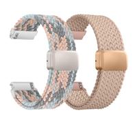 HinZann Correas de Reloj Nylon Trenzada Magnética para 18mm 20mm 22mm