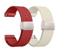 HinZann Correas de Reloj Nylon Trenzada Magnética para 18mm 20mm 22mm
