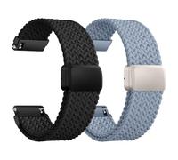 HinZann Correas de Reloj Nylon Trenzada Magnética para 18mm 20mm 22mm