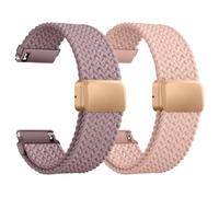 HinZann Correas de Reloj Nylon Trenzada Magnética para 18mm 20mm 22mm