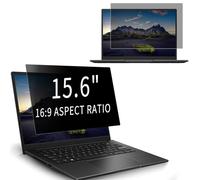 HinZann Filtro de Privacidad 15,6 Pulgadas 16:9, Antirreflejo de Luz Azul, Extraíble Privacidad Filtros de Pantalla para Ordenador Portáti con Lenovo/HP/DELL/Acer/ASUS/Samsung/Thinkpad - 15,6″ 16:9