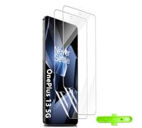 HinZann Protector de Pantalla para OnePlus 13 5G Smartphone, 2 Piezas HD Película Flexible de TPU, Sin Burbujas, Anti-Arañazos, Fácil Instalación, Película Protectora para OnePlus 13 5G