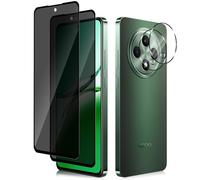 HinZann Protector de Pantalla Privacidad para OPPO Reno 12 F 5G, [2+2 Piezas] Anti-Espía Cristal Templado + Protector de Lente Cámara, 9H Dureza, Anti-Espía Película para OPPO Reno 12 FS 5G