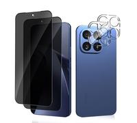 HinZann Protector Pantalla de Privacidad para Xiaomi 17T Pro 5G | 2+2 Piezas, Anti-Espía Cristal Templado, Protector de Lente Cámara, 9H Dureza, Anti-Arañazos, Anti-Espía Película Protectora