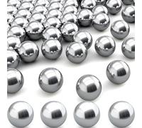 HINZIC 125 bolas de mezcla de pintura, esmalte de uñas de 4 mm, bolas de rodamiento de acero inoxidable 316
