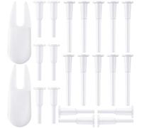 HINZIC 22 tapones para pelotas de yoga, kit de adaptador de tapón de aire para pelota de ejercicio de fitness, kit de repuesto de enchufe de bola de ejercicio (pequeño, grande)
