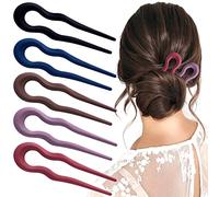 HINZIC 5 horquillas francesas en forma de U en forma de U para mujeres y niñas (paquete de 5)
