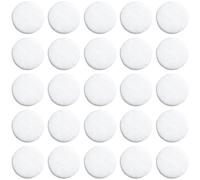HINZIC 50 almohadillas de fieltro de repuesto para ambientador de coche, 17,5 mm, sin perfume, color blanco, almohadillas de repuesto para ambientador de aceite, pastillas de repuesto para ambientador