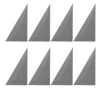 HINZIC Juego de 8 rasquetas triangulares para tintado de ventanas, rasquetas de plástico para tarjetas, kit de tinte gris para envolver coches, instalación de película de tintado de ventanas