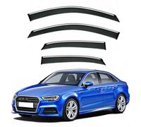 HIOMAQ Coche Ventanilla Deflectores de Viento para Audi A3 Sedan MK3-8V 2014-2020, Cortavientos Derivabrisas Viseras Laterales Ventana Deflector