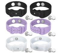 Hion 3 par de pulseras para aliviar el mareo por movimiento, acupresión, bandas de alivio de náuseas para náuseas matutinas, mareo, enfermedad del coche, banda (Black+Purple+Tra)
