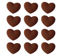 HIOPOIUYT 12 amortiguadores de raqueta de tenis en forma de corazón, amortiguador de cuerda de silicona, amortiguador de raqueta de tenis, amortiguador de control de engranajes