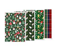 HIOPOIUYT 4 piezas de papel de transferencia de Navidad de 95 x 138 mm para aretes de arcilla, collares, hojas de transferencia de arcilla soluble en agua, tobogán acuático