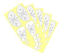 HIOPOIUYT 5 cintas adhesivas para palos de golf, pelotas de golpeo, grabadora, equipo de entrenamiento para practicar swing, cinta adhesiva