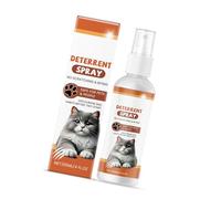 HIOPOIUYT Aerosoles disuasivos para gatos con extractos cítricos de 4 onzas que protegen el sofá cama de los gatos y daños por escalada, eficientes y seguros para muebles