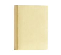 HIOPOIUYT Bloc de notas grueso B6 en blanco, 320 hojas, 640 páginas, cubiertas de poliuretano, cuaderno, diario, cuadernos de papelería