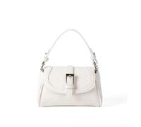 HIOPOIUYT Bolso cruzado con asa superior con correa desmontable, bolso de hombro para viajes diarios o trabajo de oficina, bandolera coreana con diseño de hebilla de cinturón, White, One Size