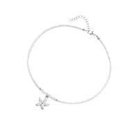 HIOPOIUYT Collar ajustable con diseño de estrellas de mar y perlas, 4 estilos para mujer, estilo casual y de noche, collar de cuentas, talla única, como se describe, como se describe