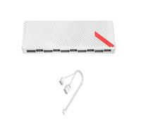 HIOPOIUYT Computer Argb Controlador 5V 3P Control De Temperatura Doble 10 Puerto De Expansión Ventilador Alimentación ARGB Distribución PWM PWM para PC