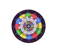 HIOPOIUYT Constellations - Tapete de péndulos de astrología para tarots, tapete de goma antideslizante, para altares, tarots, tarots, juego de mesa