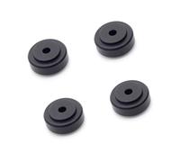 HIOPOIUYT Equipo de música antivibración, base de aluminio, reducciones de ruido, picos, almohadilla de pies para sistemas HiFi, amortiguación de vibraciones, amortiguadores de golpes