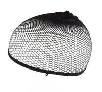 HIOPOIUYT Gorro de agarre para pelucas con diseño de bordes elásticos, red de malla fina elástica para proteger el tinte y disfraz de malla transpirable, C, Taille unique