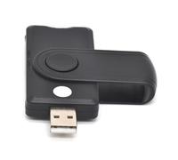 HIOPOIUYT Lector Tarjetas USB Velocidad Rápida para 7816 Tarjeta A B C para Gobierno Y Acceso Seguro Datos