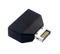 HIOPOIUYT Placa base tipo E de 20 pines a USB 19P/20P, chasis frontal USB tipo C, adaptador de extensión para placas base, accesorios