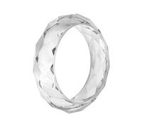 HIOPOIUYT Pulsera portátil de resina resistente, irregular, facetada, con detalles brillantes, a la moda, uso diario, uso casual, diseño de facetas irregulares