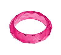 HIOPOIUYT Pulsera portátil de resina resistente, irregular, facetada, con detalles brillantes, a la moda, uso diario, uso casual, diseño de facetas irregulares