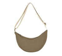 HIOQFR Bolso Cruzado Mujer Media Luna Mini Bandolera Pequeño Sling Crossbody Dumpling Hobo Pana Hombro Crescent Shoulder Ajustable-Caqui