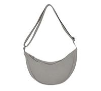 HIOQFR Bolso Cruzado Mujer Media Luna Mini Bolso Bandolera Pequeño Sling Dumpling Half Moon Bag Hobo Pana Bolso de Hombro Pequeña Crescent Bag Ajustable Bolsa de Media Luna Gris