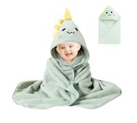 HIOQFR Toalla Bebe con Capucha 80x80 - Recién Nacido Niña Niño - Capa de Baño Algodón - Albornoz 1 Año - Hooded Baby Towel Bath - Toalla Delantal