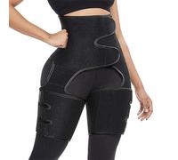Hip Brace Manga De Compresión Del Muslo, Soporte De Cadera Para Hombres Y Mujeres, Correa De Lesión Para Estiramiento Muscular Para Alivio Del Dolor De Cadera Se Adapta A Ambas Piernas,Negro,L/XL