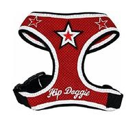 Hip Doggie HD-6RMST Super Star Mesh - Chaleco para Perro (Talla S), Color Rojo