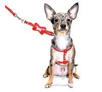 Hip Doggie HD de 6sirb de XS Bone Step de en Harness - Arnés del Perro, XS, Color Rojo